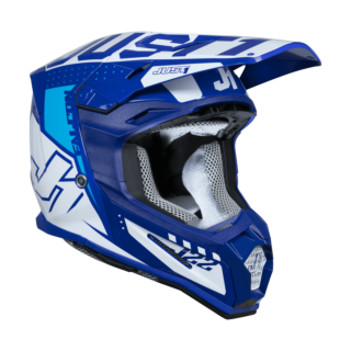 Just1 Motocross Helmet J22F Falcon - Blue / White