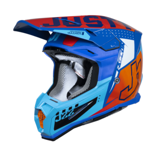 Just1 Motocross Helmet J22F Falcon - Orange / Blue