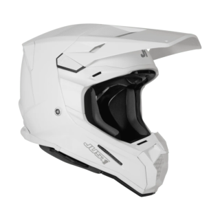 Just1 Motocross Helmet J22F Solid - White