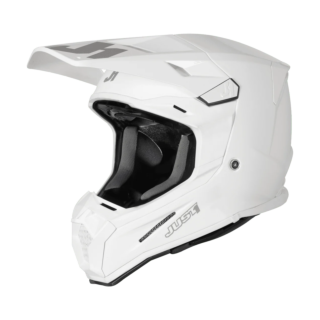 Just1 Motocross Helmet J22F Solid - White