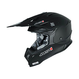 Just1 Motocross Helmet J39 Solid - Black