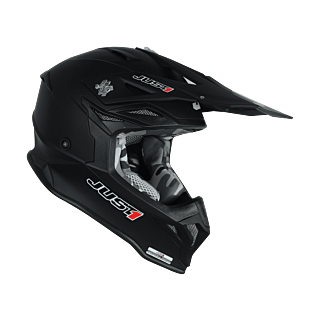 Just1 Motocross Helmet J39 Solid - Black