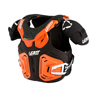 Leatt Youth Chest Protector Vest Fusion 2.0 - Orange / Black