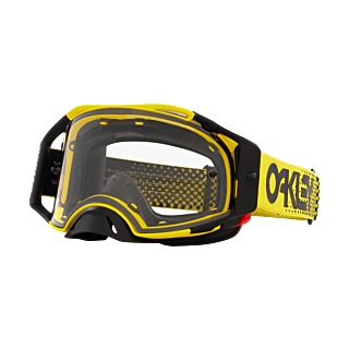 Oakley Motocross Goggle Airbrake MX Moto Yellow B1B - Clear