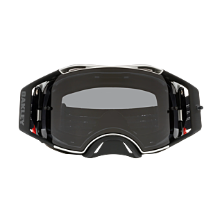 Oakley Motocross Goggle Airbrake MX Tuff Blocks Black Gunmetal - Dark Grey