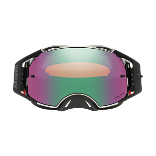 Oakley Motocross Goggle Airbrake MX Tuff Blocks Black Gunmetal - Prizm Jade Iridium