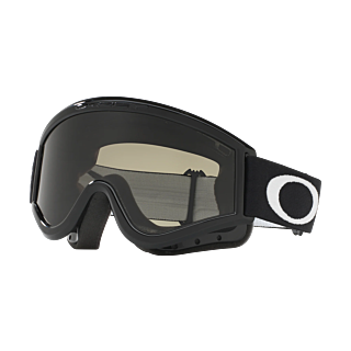 Oakley Motocross Goggle L-Frame Jet Black - Dark Grey