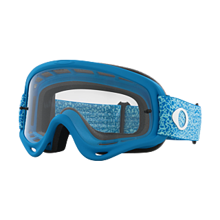 Oakley Motocross Goggle O-frame Blue Crackle - Clear