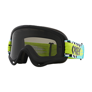 Oakley Motocross Goggle O-frame Teal Checks - Dark Grey