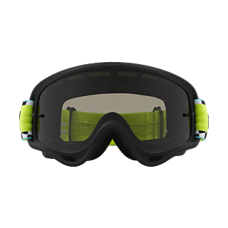 Oakley Motocross Goggle O-frame Teal Checks - Dark Grey