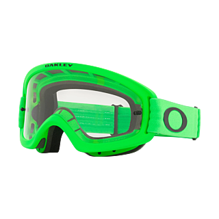 Oakley Youth Motocross Goggle XS O-frame 2.0 Moto Green - Clear