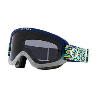 Oakley Youth Motocross Goggle XS O-frame 2.0 TLD Speed Bubbles Navy - Dark Grey