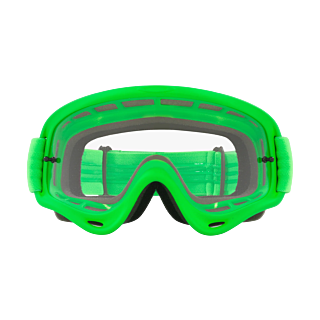 Oakley Youth Motocross Goggle XS O-frame Moto Green - Clear