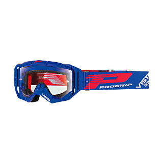 Progrip Motocross Goggle 3303 TR Vista - Blue - Clear