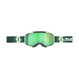 Scott Motocross Goggle Fury - Dark Green / Mint Green - Mirror Green