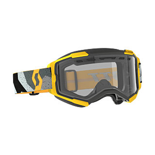 Scott Motocross Goggle Fury Enduro - Camo Green / Yellow - Clear