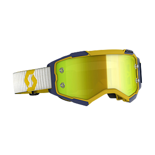 Scott Motocross Goggle Fury - Yellow / Blue - Mirror Yellow