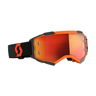 Scott Motocross Goggle Fury - Orange / Black - Mirror Orange