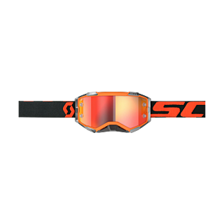 Scott Motocross Goggle Fury - Orange / Black - Mirror Orange