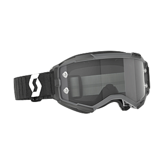 Scott Motocross Goggle Fury - Black / Grey - Light Sensitive Grey
