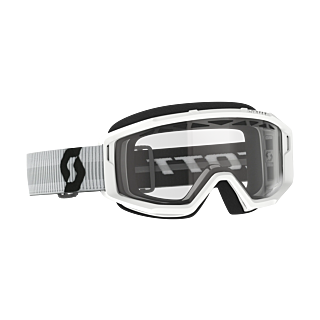 Scott Motocross Goggle Primal Enduro - White - Clear