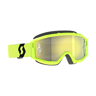 Scott Motocross Goggle Primal - Yellow / Black - Mirror Yellow