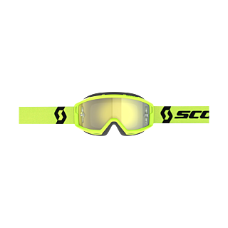 Scott Motocross Goggle Primal - Yellow / Black - Mirror Yellow
