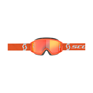 Scott Motocross Goggle Primal - Orange / White - Mirror Orange