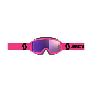 Scott Motocross Goggle Primal - Pink / Black - Mirror Purple