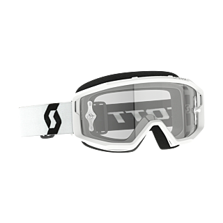 Scott Motocross Goggle Primal - White - Clear