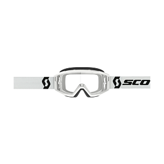 Scott Motocross Goggle Primal - White - Clear
