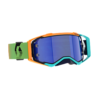Scott Motocross Goggle Prospect - Blue / Orange - Amplifier Mirror Blue