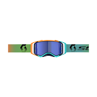 Scott Motocross Goggle Prospect - Blue / Orange - Amplifier Mirror Blue