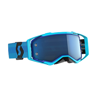 Scott Motocross Goggle Prospect - Blue / Black - Mirror Electric Blue
