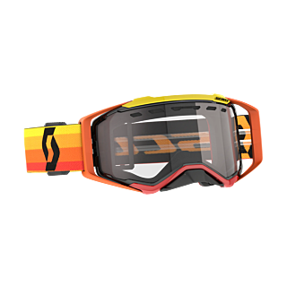 Scott Motocross Goggle Prospect Enduro - Orange / Yellow - Clear