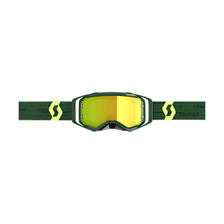 Scott Motocross Goggle Prospect - Green / Yellow - Mirror Yellow