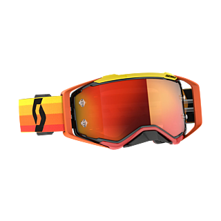 Scott Motocross Goggle Prospect - Orange / Yellow - Mirror Orange
