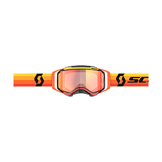 Scott Motocross Goggle Prospect - Orange / Yellow - Mirror Orange