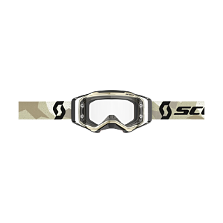 Scott Motocross Goggle Prospect Sand Dust - Camo Beige / Black - Light Sensitive Grey