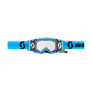 Scott Motocross Goggle Roll-Off Prospect WFS - Blue / Black - Clear