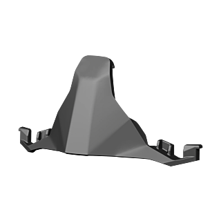 Scott Nose Guard Hustle - Black
