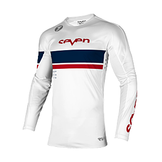 Seven Motocross Jersey Rival Vanquish - White