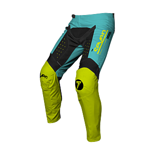 Seven Motocross Pants Vox Aperture - Flo Yellow / Blue