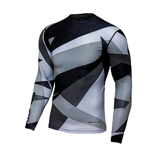 Seven Youth Compression Jersey Zero Battleship - Black / Grey