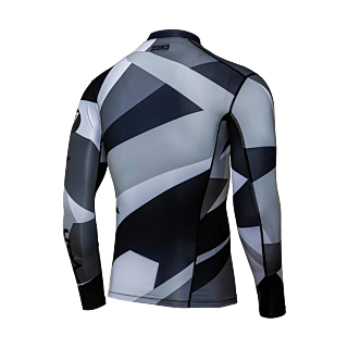 Seven Youth Compression Jersey Zero Battleship - Black / Grey