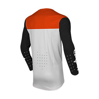 Seven Youth Motocross Jersey Vox Aperture - White / Orange