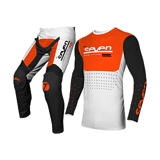 Seven Youth Motocross Gear Vox Aperture - White / Orange