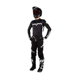 Seven Youth Motocross Gear Zero Staple - Black