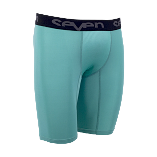 Seven Under Pants Short Zero Compression - Black / Aqua