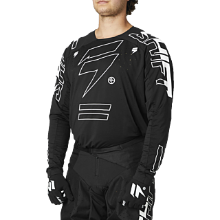 Shift Motocross Jersey 3LACK Label King - Black